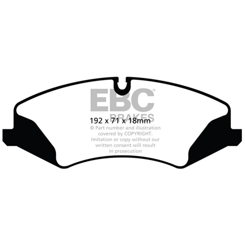 EBC 14+ Land Rover LR4 3.0 Supercharged Greenstuff Front Brake Pads