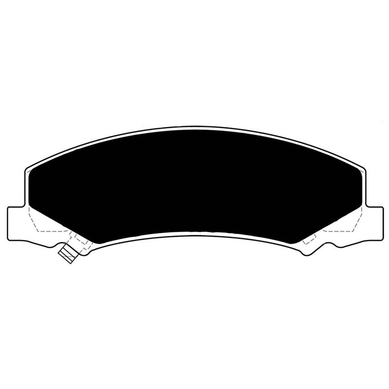 Porterfield Brake Pads for 2014 CHEVROLET IMPALA Police