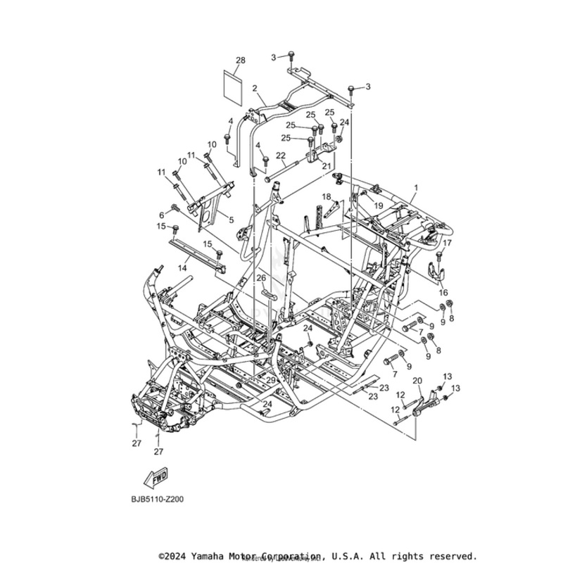 Complete Frame by Yamaha