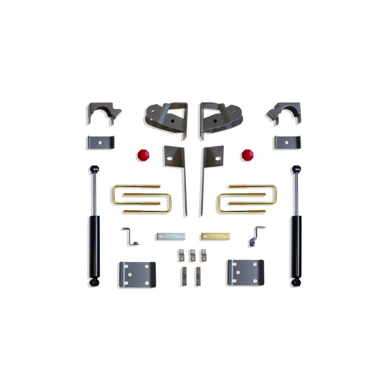 MaxTrac 2019+ GM C/K1500 2WD/4WD 5in Rear Adj. Lowering Flip Kit