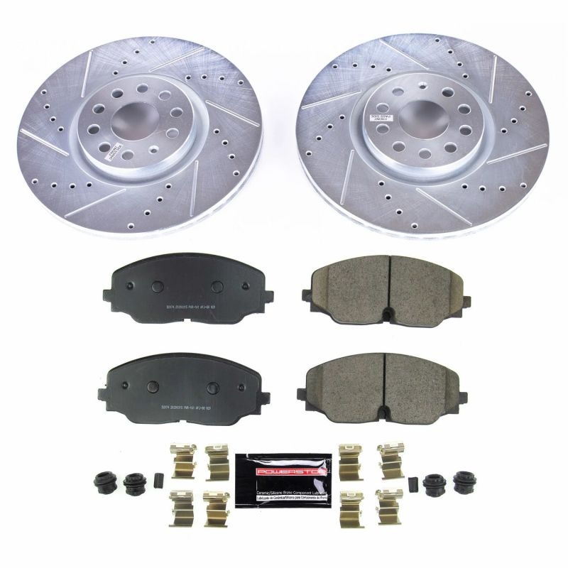 PowerStop Power Stop 2018 Volkswagen Atlas Front Z23 Evolution Sport Brake Kit