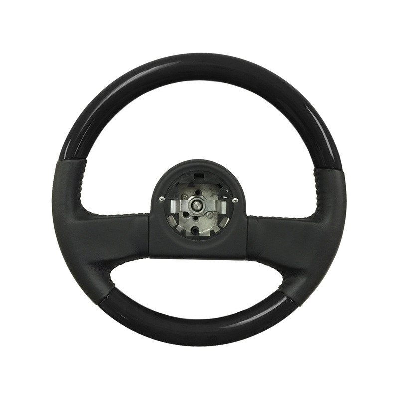 1984-1989 C4 Corvette Leather/Black Ash Steering Wheel | ST1030BW