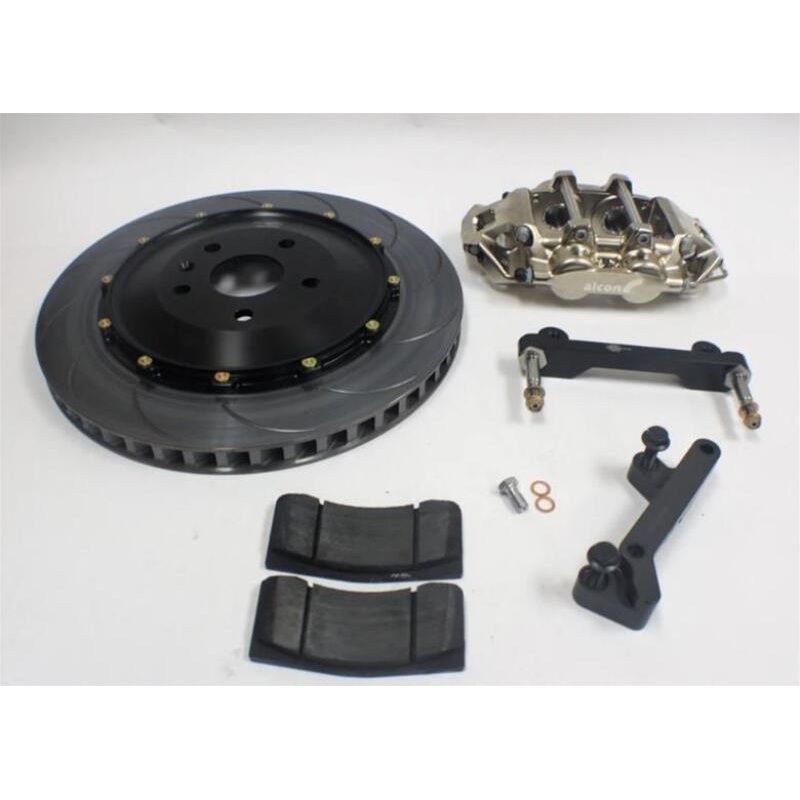 Alcon BMW E90/E92 M3 6 Piston 380x36mm/4 Piston 355x28mm Race Kit – Front & Rear – Nickle Plated