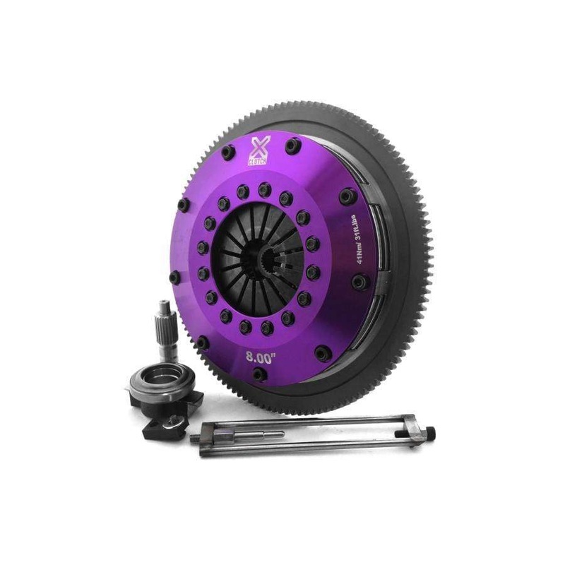 XClutch Clutch Kit Twin Sprung Ceramic Clutch Discs w/ Flywheel WRX 2002-2005 / Forester XT 2004-2006 | XKSU20520-2B