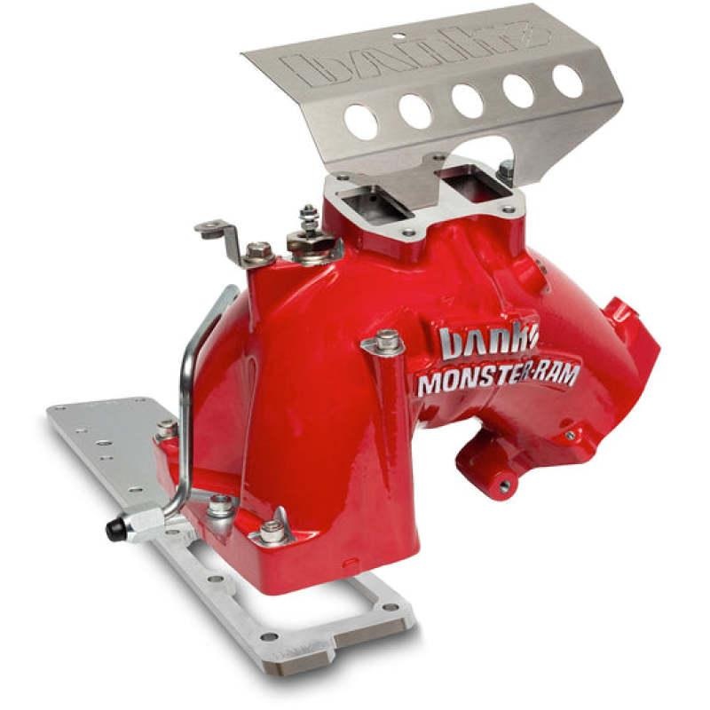 Banks Power 2007.5-2012 Ram 6.7L Monster-Ram Intake System Gen-2 w/Fuel Line – Red w/Heater System