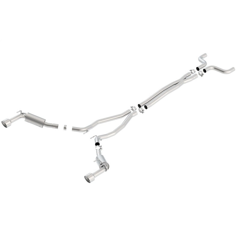 Borla 14-15 Chevy Camaro SS 6.2L V8 Single Split Rear Exit S-Type Catback Exhaust