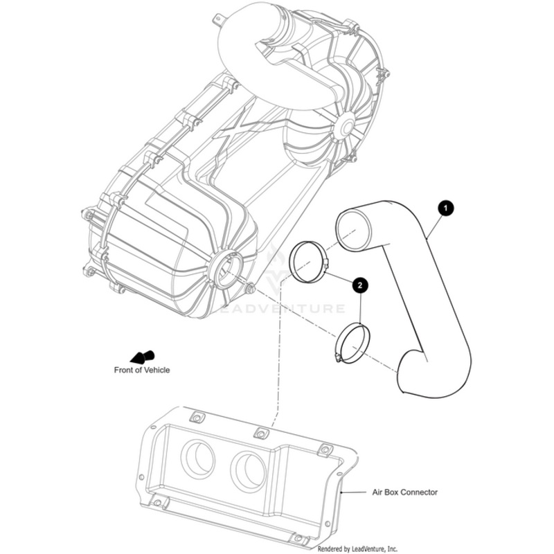 CVT Inlet Hose by Arctic Cat