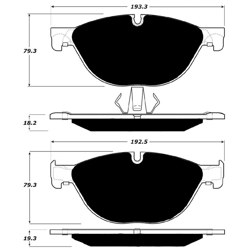 Porterfield Brake Pads for 2013 BMW 750 Series