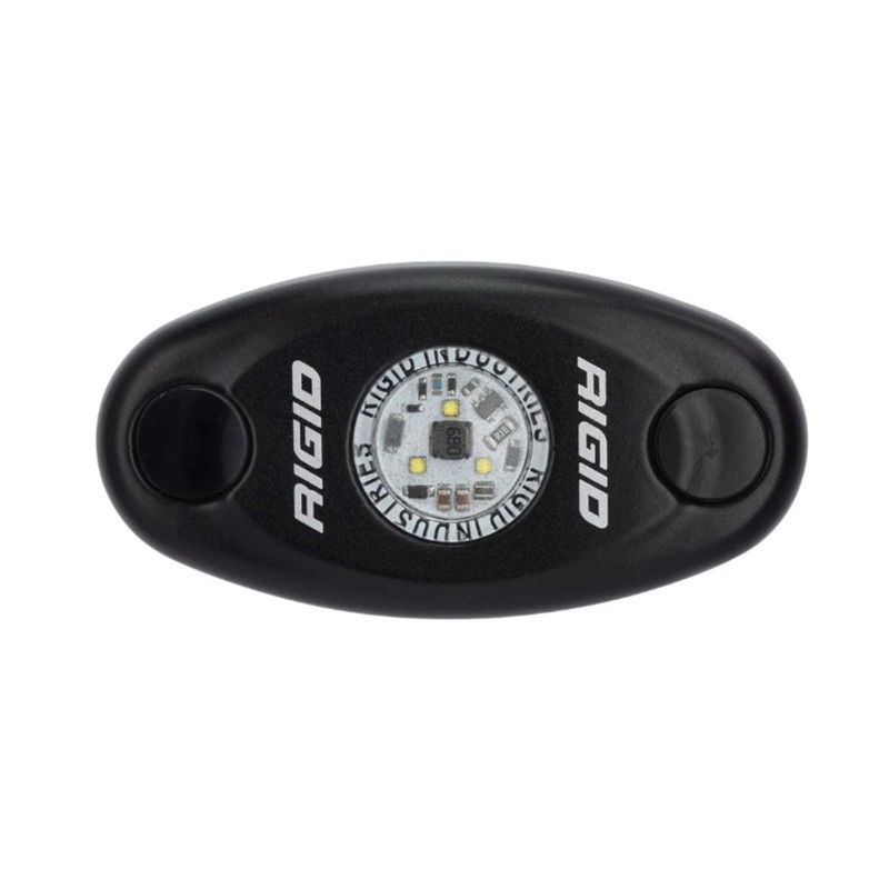 Rigid Industries Rigid A-Series LED Rock Light Kit – High Power / White / 4pk (RIG400203)