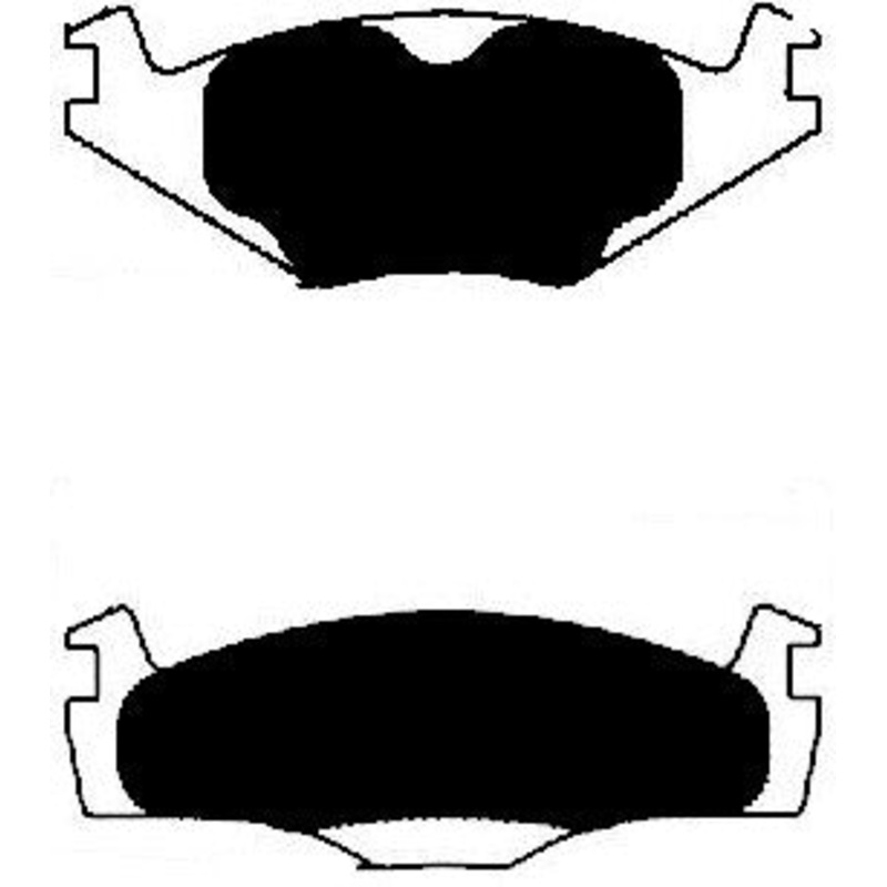 Porterfield Brake Pads for 1992 VOLKSWAGEN CABRIOLET