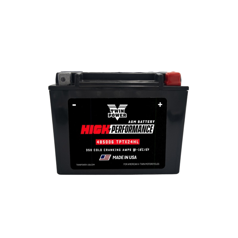 Twin Power YTX-24HL High Performance Battery Replaces H-D 66010-82A Made in USA