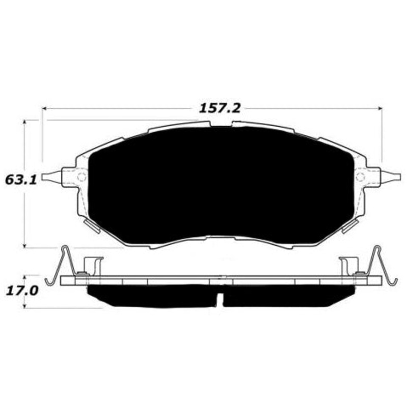 Porterfield Brake Pads for 2013 SUBARU TRIBECA
