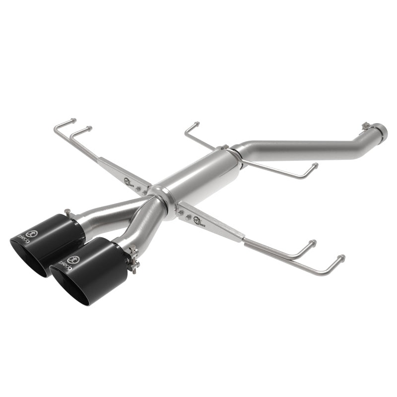 aFe Takeda 3 IN 304 Stainless Steel Cat-Back Exhaust System w/ Tri-Black Tips – 2017-2021 Honda Civic Type R (FK8)