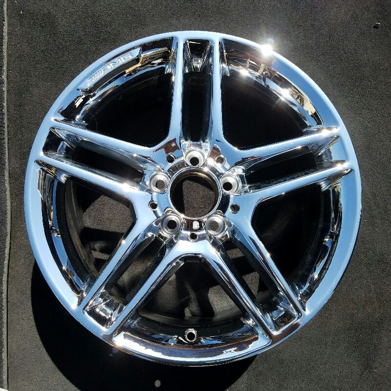17″ MERCEDES C-CLASS 12 204 Type; C250 17×8.5 10 spoke w/AMG Original OEM Wheel Rim