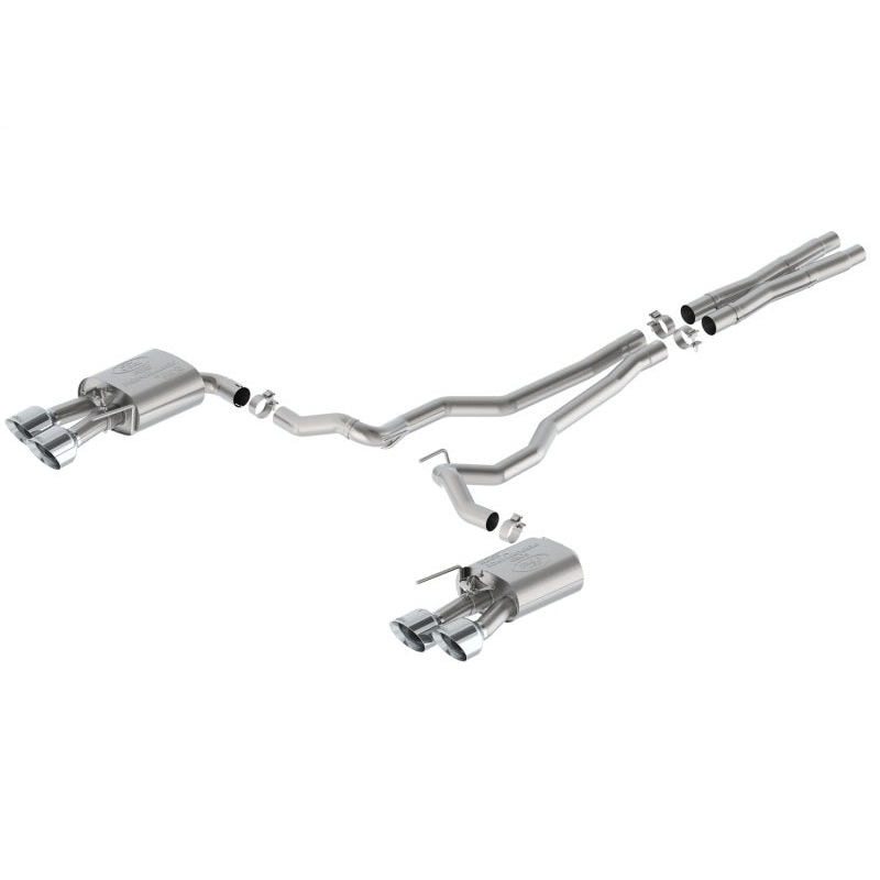 Ford Racing 2024 Mustang 5.0L GT Extreme Cat-Back Exhaust W/Valance – Chrome Tips