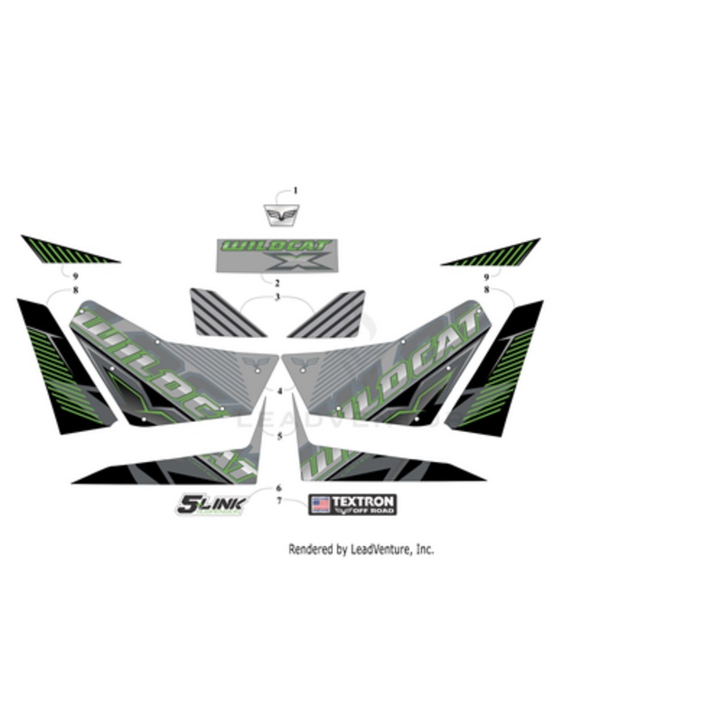 Hood Decal Side Left (Wc X Ltd) by Arctic Cat