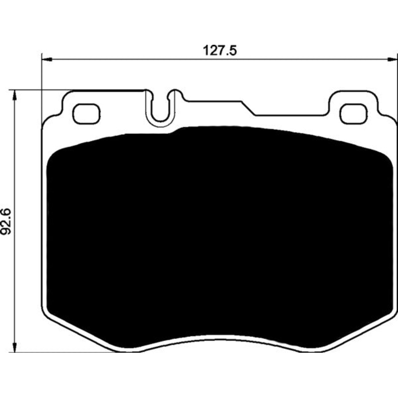 Porterfield Brake Pads for 2016 MERCEDES-BENZ C300 4MATIC SEDAN AMG