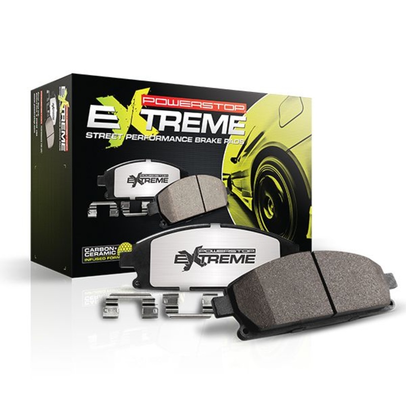 Power Stop Z26 Street Performance Carbon-Fiber Ceramic Front Brake Pads | 2017 – 2021 Honda Civic Type-R (Z26-1001B)