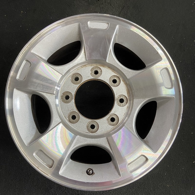 18″ FORD F250SD PICKUP 09-10 18×8 SRW TPMS 5 spoke aluminum cast indented spoke ends Original OEM Wheel Rim