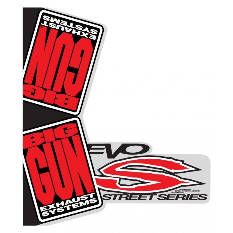Big Gun Exhaust 41-SWRAP Sticker