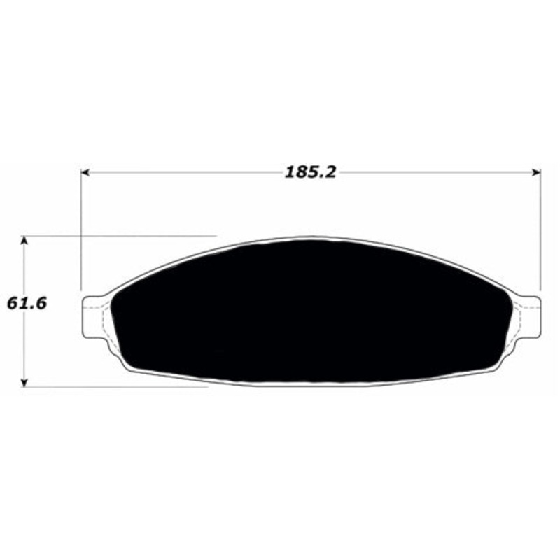 Porterfield Brake Pads for 2009 FORD CROWN VICTORIA