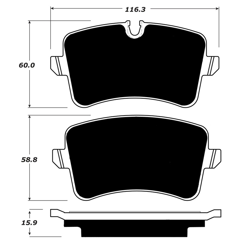 Porterfield Brake Pads for 2018 AUDI A6 Quattro – 2.0T w/TWR Caliper