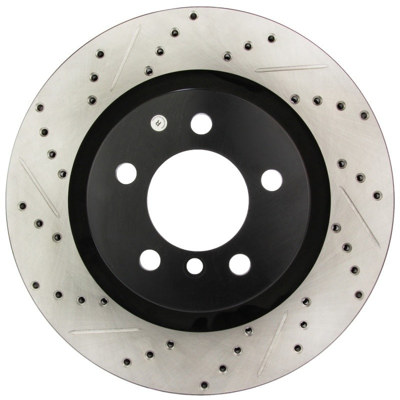 StopTech 06-09 Land Rover Range Rover SportStop Slotted & Drilled Front Right Rotor