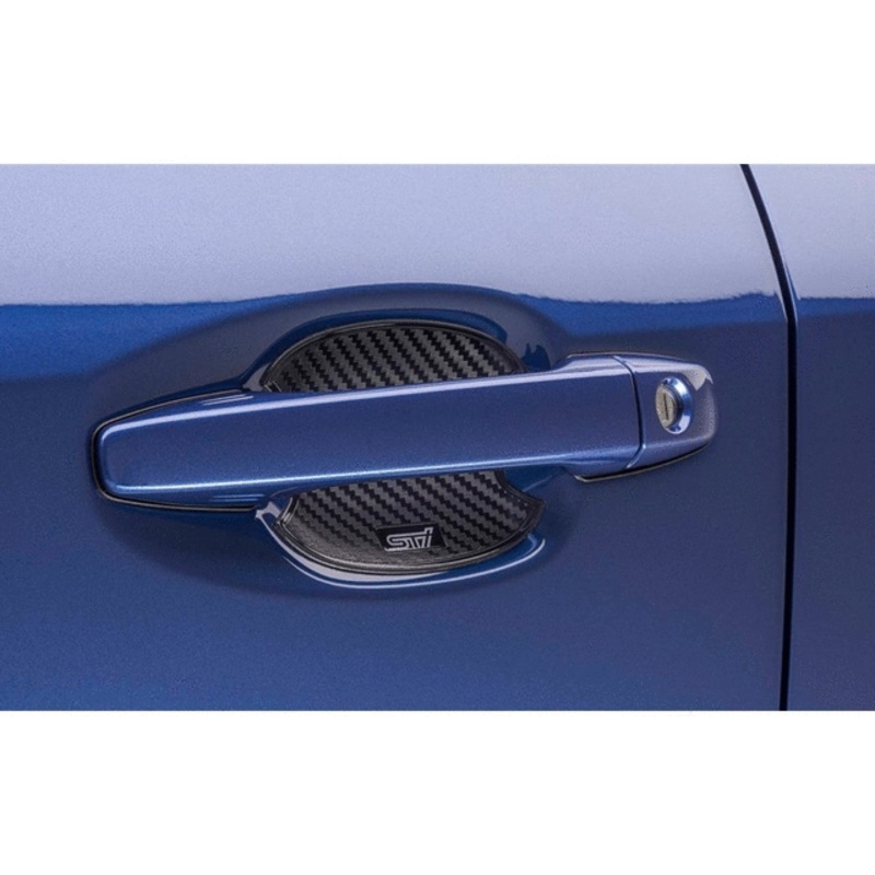 Subaru OEM [22-25 WRX / 20-22 Forester] STI Carbon Fiber Look Door Handle Cup Protector | J1210SJ500
