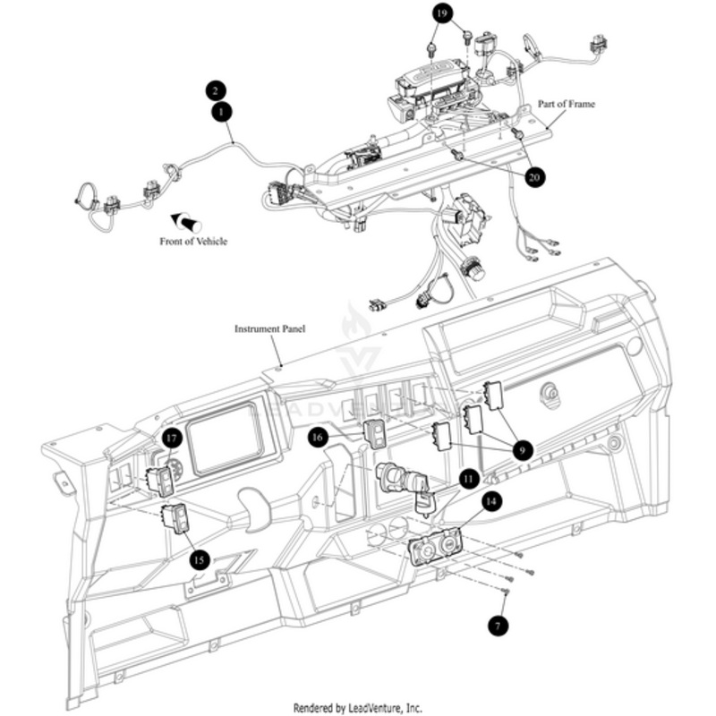 UTV Main Front Harness by Arctic Cat