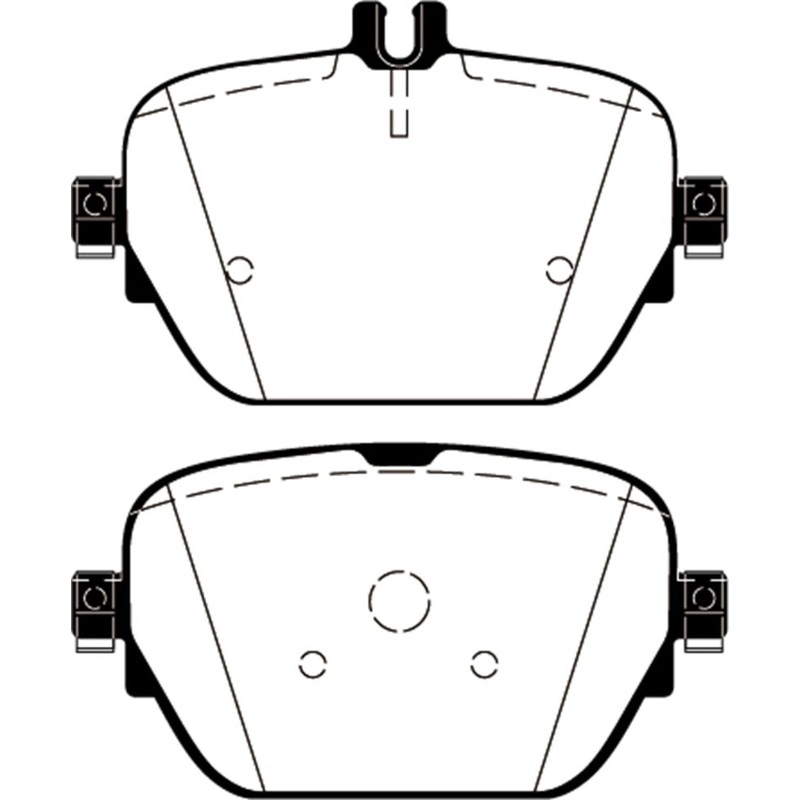EBC 2019+ Mercedes-Benz CLS53 AMG (C257) 3.0L Turbo Yellowstuff Rear Brake Pads