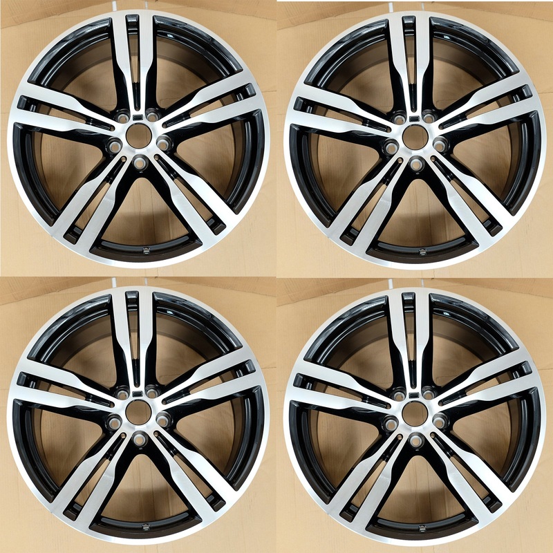 For BWM 6-Series 7-Series OEM Design Wheel 2016-2020 20″ 20X8.5 Machined Black SET OF 4 Replacement Rim