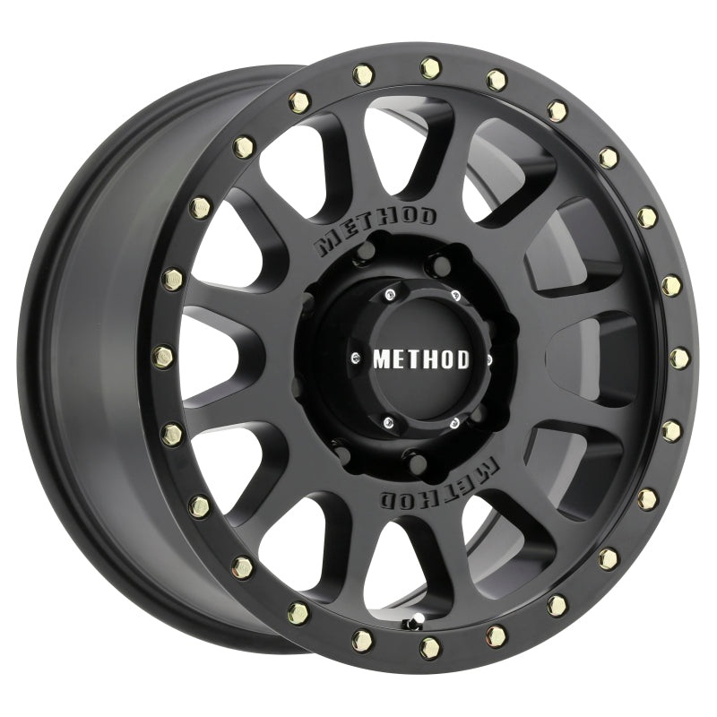Method MR305 NV HD 18×9 +18mm Offset 8×6.5 130.81mm CB Matte Black Wheel