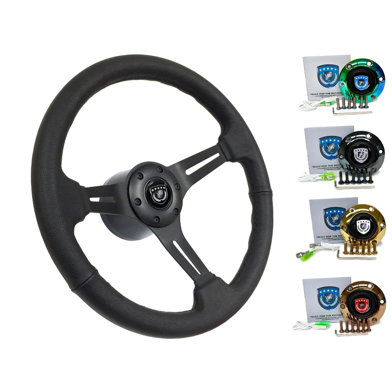 2000-04 Toyota Avalon Steering Wheel Kit | Black Leather | ST3060BLK