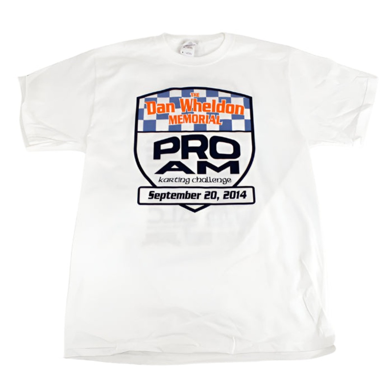 Close Out! Official 2014 Dan Wheldon Pro-Am Karting Challenge T-Shirt