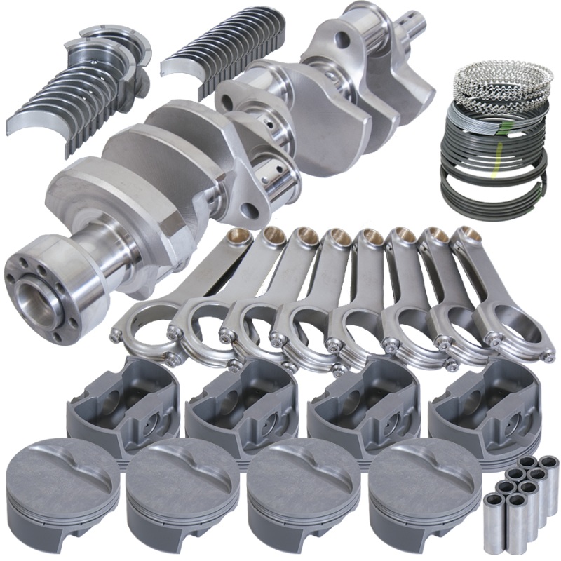 Eagle Chevy LT1 350 1Pc 3.750in Crank 6.000in H-Beam -5cc Flat Top 4.060in Pistons Rotating Assembly