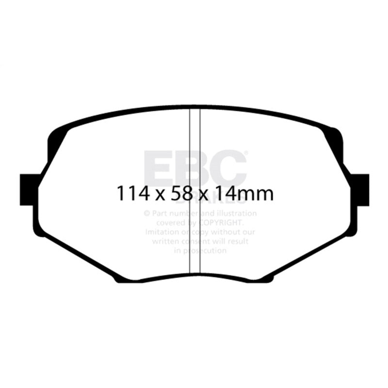 EBC 94-01 Mazda Miata MX5 1.8 Greenstuff Front Brake Pads