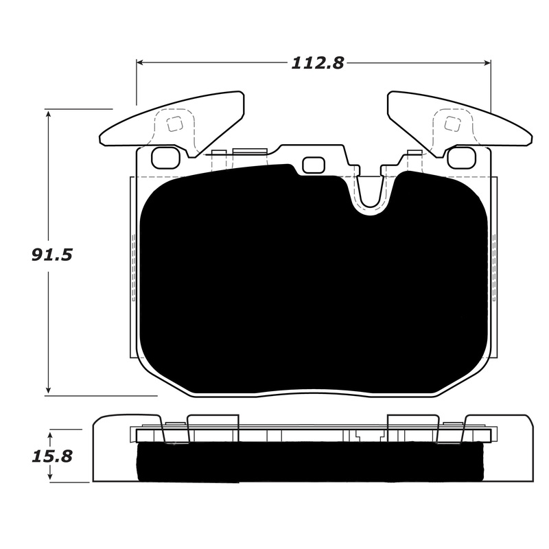 Porterfield Brake Pads for 2018 BMW M2
