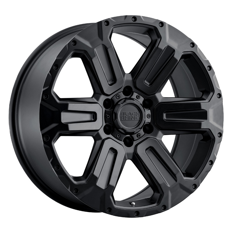 18×9.0 Black Rhino Wanaka Matte Black