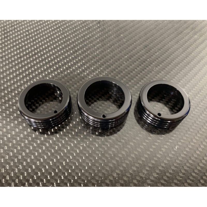 Billetworkz Climate Control Knobs Black WRX/STI 2008-2014