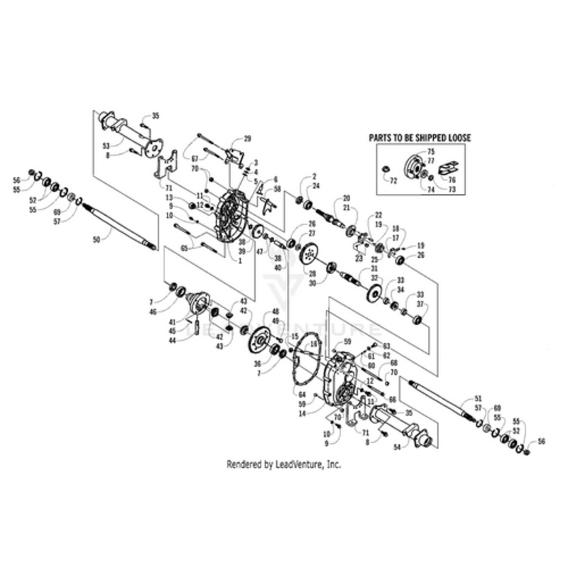 Differential Shaft by Arctic Cat