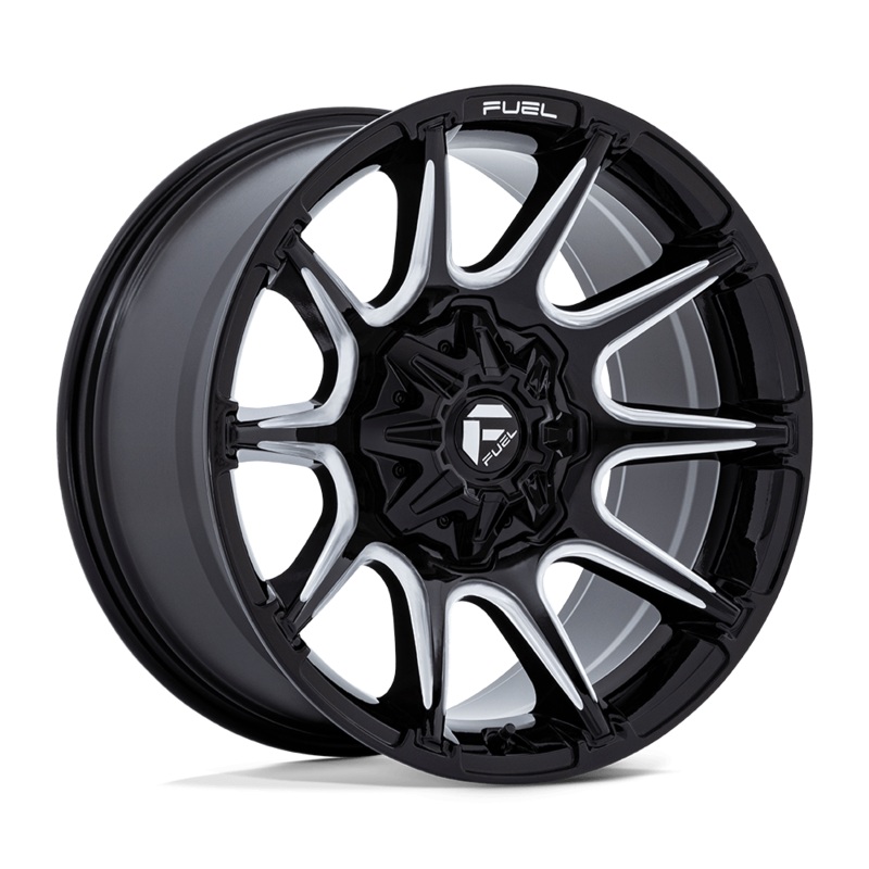 Fuel Wheels FC880 Super C 20″ 8×165.1 Gloss Black Milled