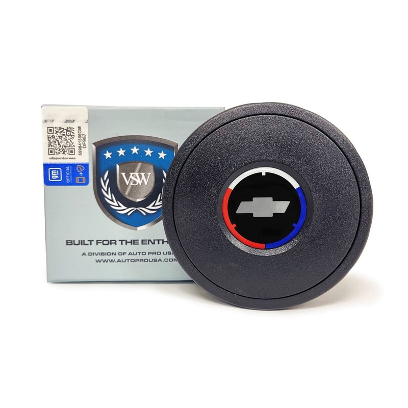 VSW S9 | Tri-Color Chevy Bow Tie | Standard Horn Button | STE1006