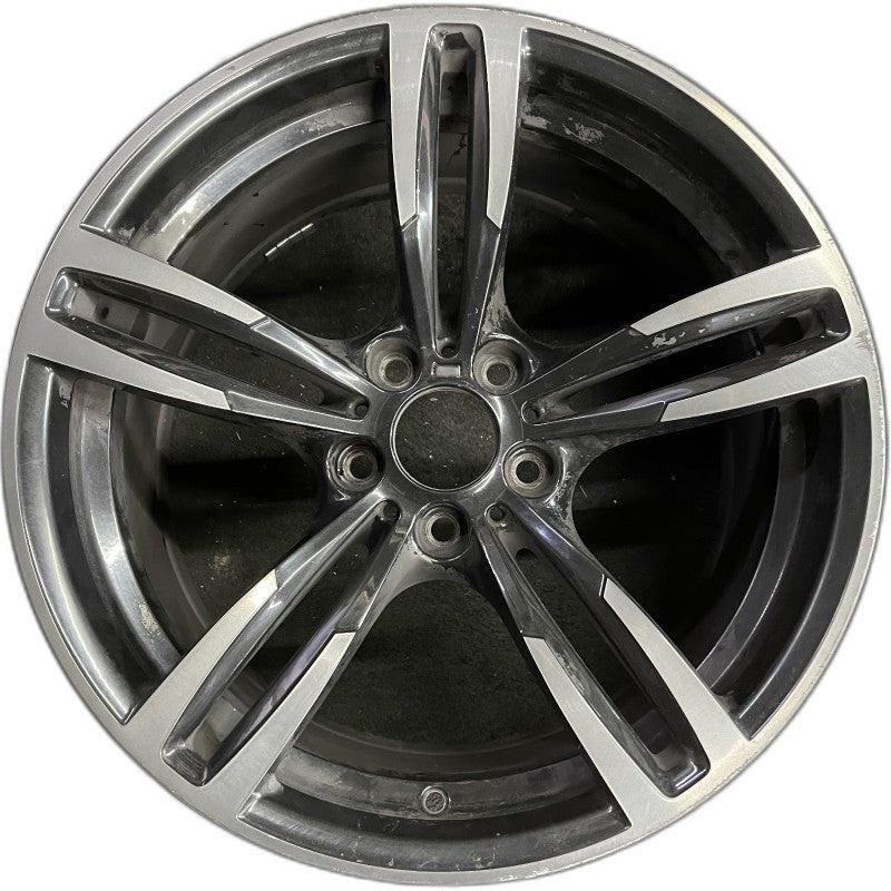 19″ BMW M2 16-17 19×10 alloy 10 spoke wide spoke edge rear black Original OEM Wheel Rim