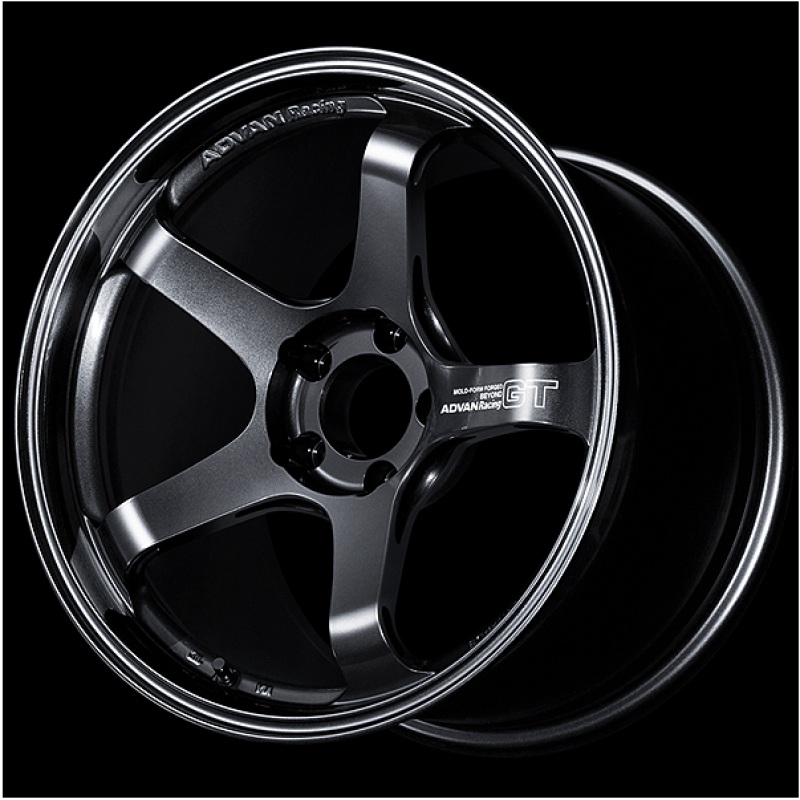 Advan GT Beyond 18×8.5 +37 5-114.3 Racing Titanium Black Wheel