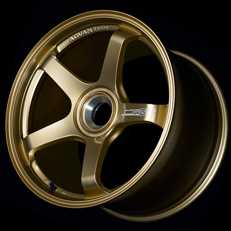 Advan GT Wheel for Porsche – 20×9.0 +49 | Center Lock | Racing Brass Gold