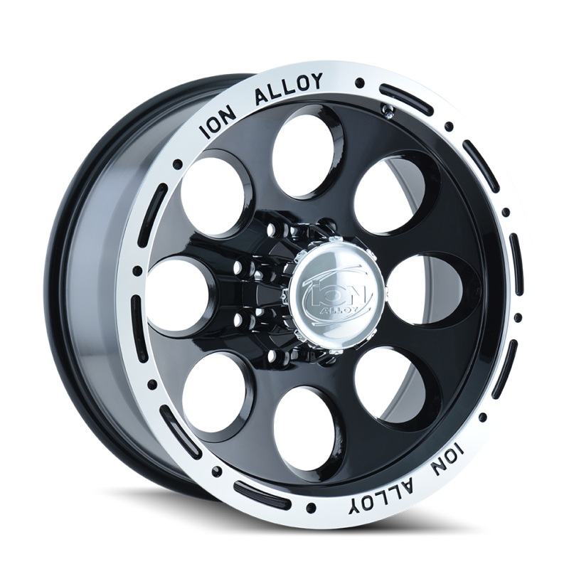 ION Type 174 16×8 / 8×170 BP / -5mm Offset / 130.8mm Hub Black/Machined Wheel