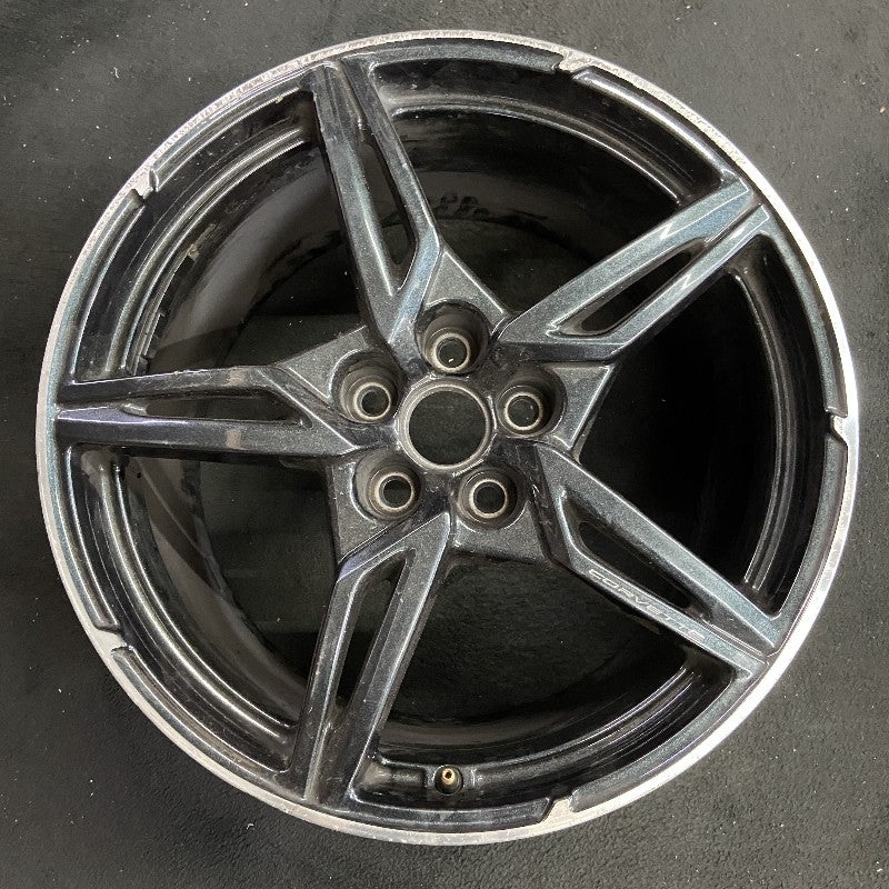 20″ CORVETTE 20-22 rear 20×11 5 spoke black opt Q8Q Original OEM Wheel Rim