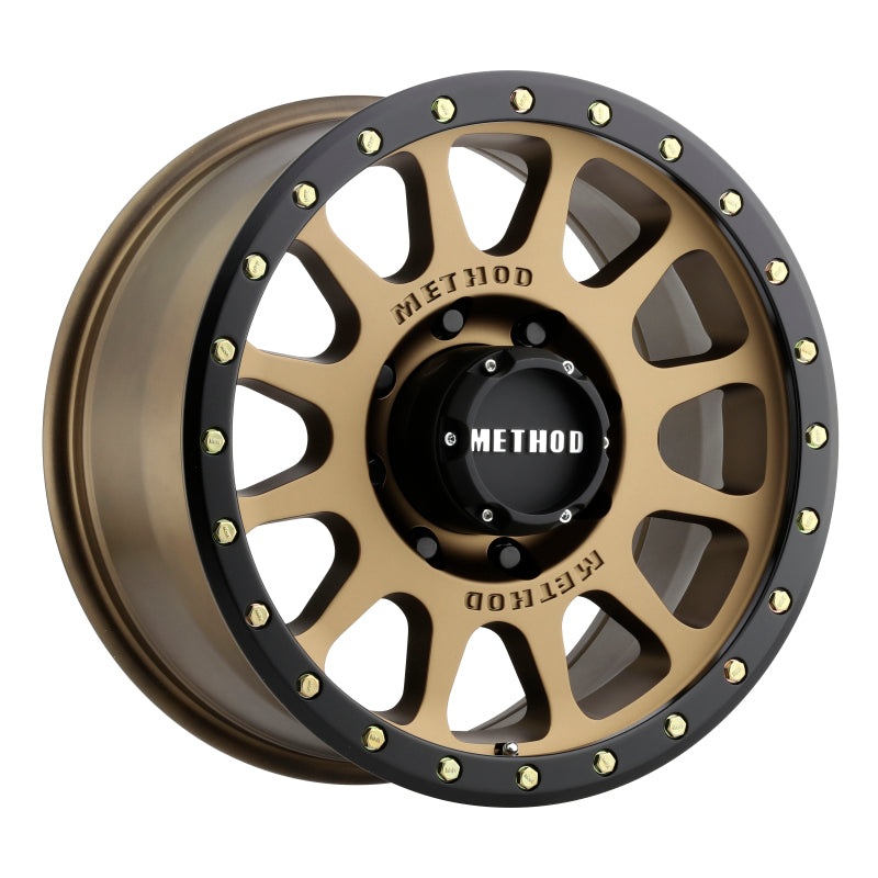 Method MR305 NV 18×9 +18mm Offset 8×170 130.81mm CB Method Bronze/Black Street Loc Wheel