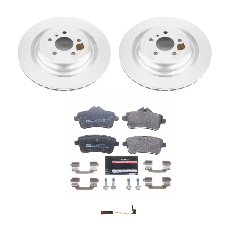 PowerStop Power Stop 17-19 Mercedes-Benz GLS450 Rear Euro-Stop Brake Kit