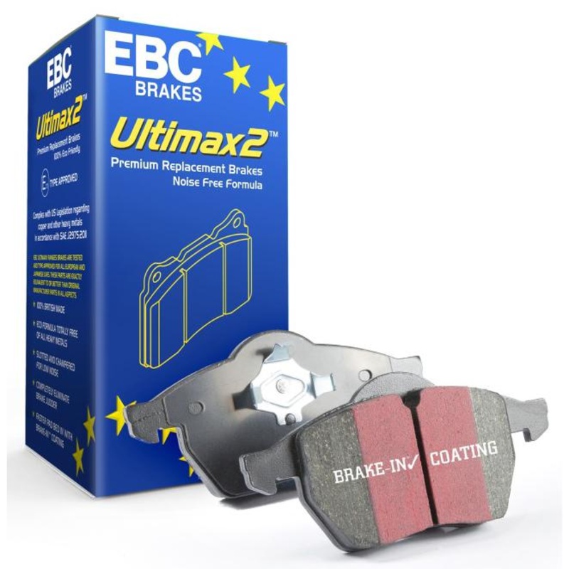 EBC Ultimax2 Rear Brake Pads | 2008-2013 Infiniti G37 & 2014-2015 Q50 Hybrid/Sport (UD1347)